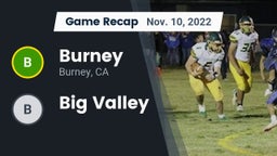 Recap: Burney  vs. Big Valley  2022