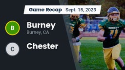 Recap: Burney  vs. Chester 2023