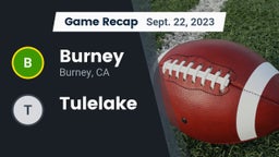 Recap: Burney  vs. Tulelake 2023