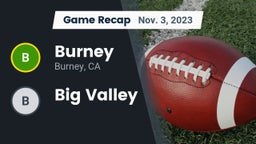 Recap: Burney  vs. Big Valley  2023