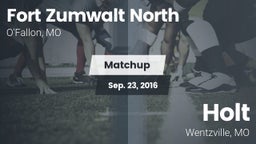 Matchup: Fort Zumwalt North vs. Holt  2016