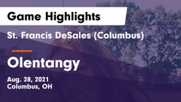 St. Francis DeSales  (Columbus) vs Olentangy  Game Highlights - Aug. 28, 2021