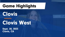 Clovis  vs Clovis West  Game Highlights - Sept. 28, 2023