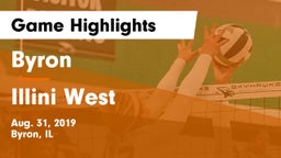 Byron  vs Illini West  Game Highlights - Aug. 31, 2019