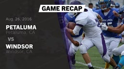 Recap: Petaluma  vs. Windsor  2016