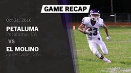 Recap: Petaluma  vs. El Molino  2016