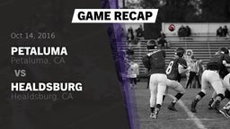 Recap: Petaluma  vs. Healdsburg  2016