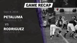 Recap: Petaluma  vs. Rodriguez  2016