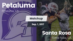 Matchup: Petaluma vs. Santa Rosa  2017