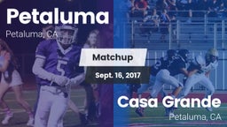 Matchup: Petaluma vs. Casa Grande  2017