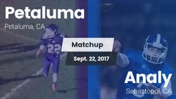 Matchup: Petaluma vs. Analy  2017