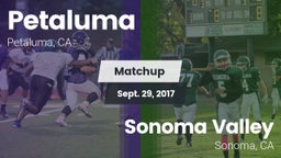 Matchup: Petaluma vs. Sonoma Valley  2017