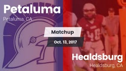 Matchup: Petaluma vs. Healdsburg  2017