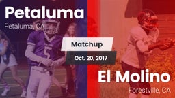 Matchup: Petaluma vs. El Molino  2017