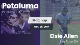 Matchup: Petaluma vs. Elsie Allen  2017