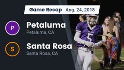 Recap: Petaluma  vs. Santa Rosa  2018