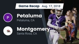 Recap: Petaluma  vs. Montgomery  2018