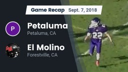 Recap: Petaluma  vs. El Molino  2018