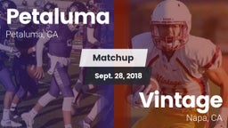 Matchup: Petaluma vs. Vintage  2018