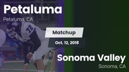 Matchup: Petaluma vs. Sonoma Valley  2018