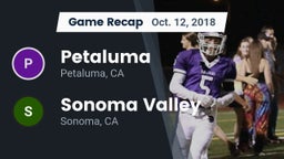 Recap: Petaluma  vs. Sonoma Valley  2018