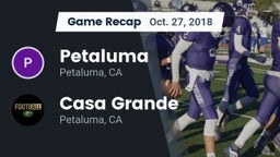 Recap: Petaluma  vs. Casa Grande  2018