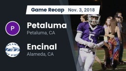 Recap: Petaluma  vs. Encinal  2018