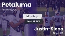 Matchup: Petaluma vs. Justin-Siena  2019