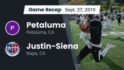 Recap: Petaluma  vs. Justin-Siena  2019