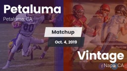 Matchup: Petaluma vs. Vintage  2019