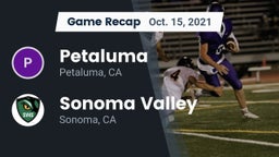 Recap: Petaluma  vs. Sonoma Valley  2021