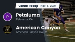Recap: Petaluma  vs. American Canyon  2021