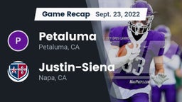 Recap: Petaluma  vs. Justin-Siena  2022
