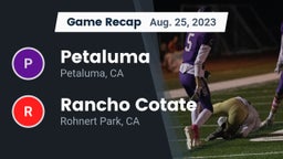 Recap: Petaluma  vs. Rancho Cotate  2023