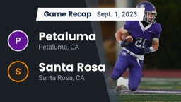 Recap: Petaluma  vs. Santa Rosa  2023