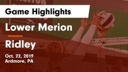 Lower Merion  vs Ridley  Game Highlights - Oct. 22, 2019
