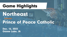 Northeast  vs Prince of Peace Catholic  Game Highlights - Dec. 16, 2023