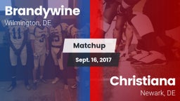 Matchup: Brandywine High vs. Christiana  2017