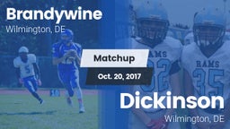 Matchup: Brandywine High vs. Dickinson  2017