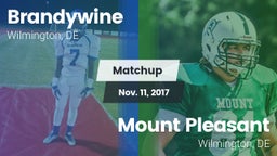 Matchup: Brandywine High vs. Mount Pleasant  2017