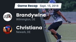 Recap: Brandywine  vs. Christiana  2018