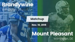 Matchup: Brandywine High vs. Mount Pleasant  2018