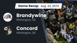 Recap: Brandywine  vs. Concord  2019