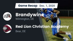 Recap: Brandywine  vs. Red Lion Christian Academy 2020