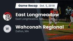 Recap: East Longmeadow  vs. Wahconah Regional  2018