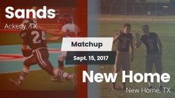 Matchup: Sands vs. New Home  2017
