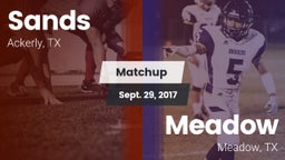 Matchup: Sands vs. Meadow  2017