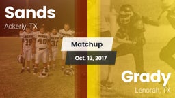 Matchup: Sands vs. Grady  2017