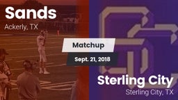 Matchup: Sands vs. Sterling City  2018