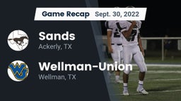 Recap: Sands  vs. Wellman-Union  2022